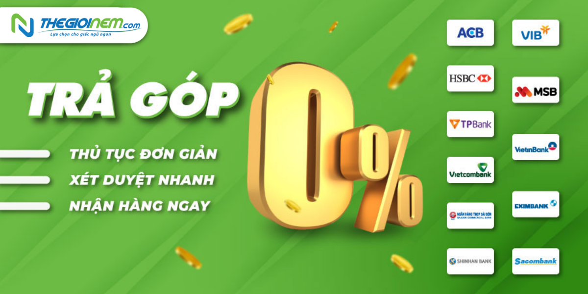 Mua nệm trả góp 0% lãi suất tại Eakar, Đắk Lắk