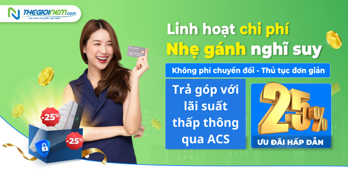 Mua nệm trả góp 0% lãi suất tại Eakar, Đắk Lắk