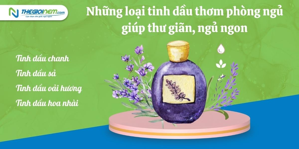 Sử dụng tinh dầu thơm phòng ngủ có tốt không?