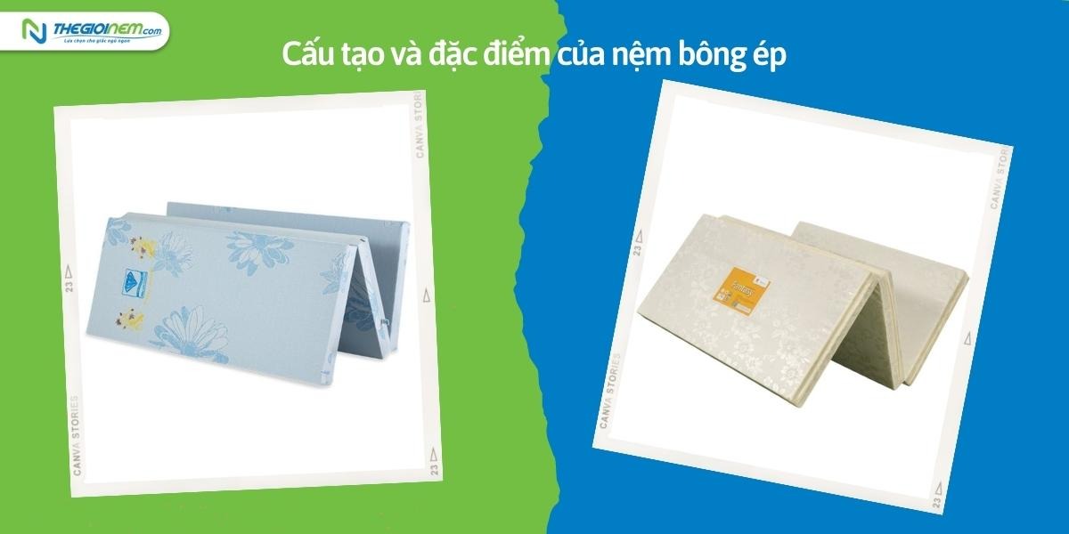 Cửa hàng bán nệm bông ép giá rẻ tại Long Xuyên