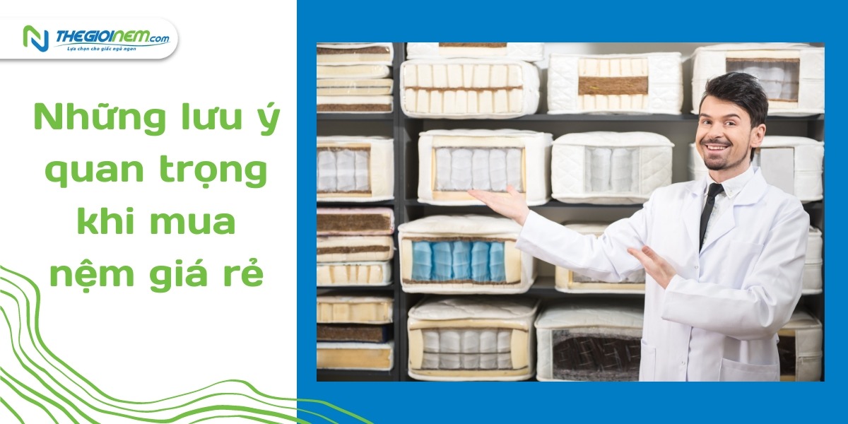 Đại lý nệm giá rẻ Long Thành - Đồng Nai uy tín | Thegioinem.com