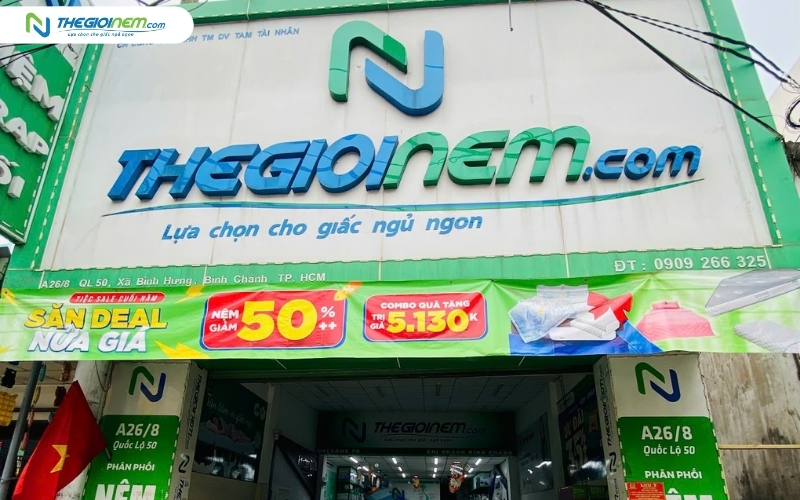 Cửa hàng Thế Giới Nệm Bình Chánh
