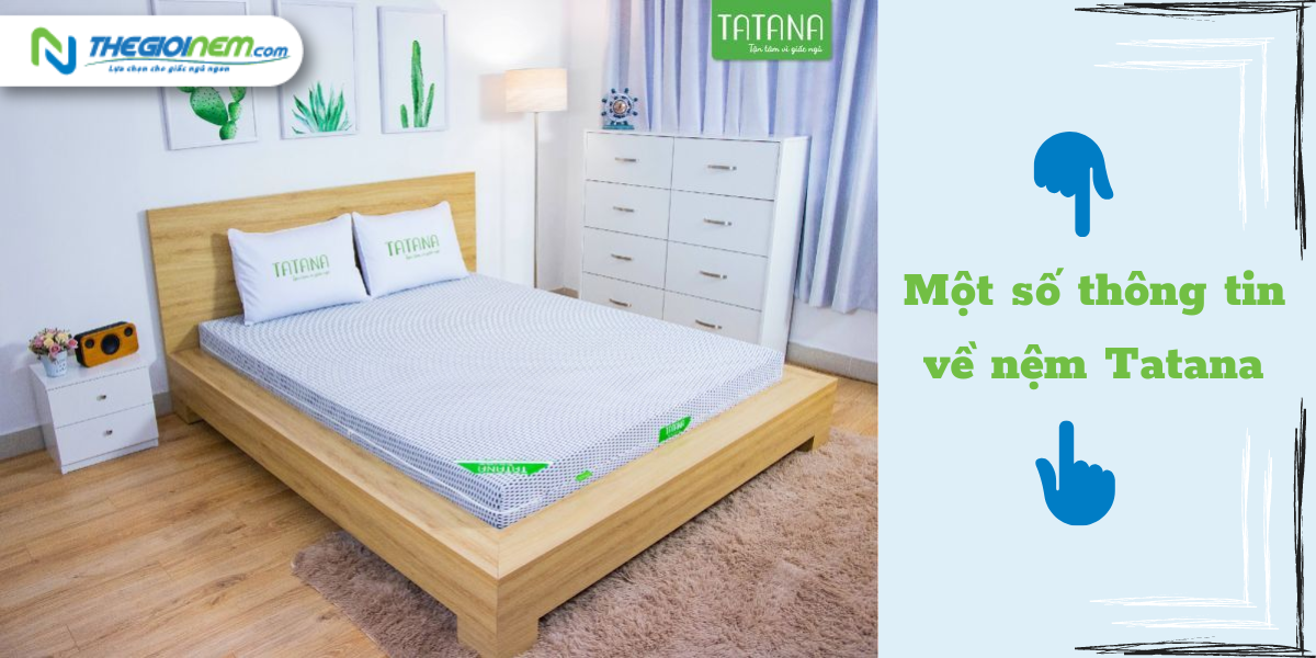 Đại lý nệm Tatana chính hãng, giá rẻ tại Bến Lức, Long An