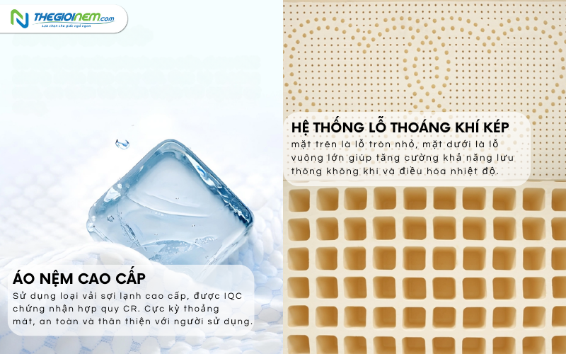 Khả năng thoáng khí và kháng khuẩn