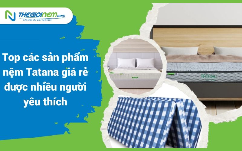 Đại lý nệm TATANA giá rẻ tại Thuận An - Bình Dương