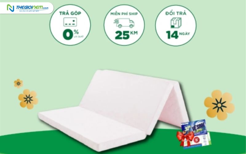 Địa chỉ mua nệm Liên Á trả góp tại quận 3 | Thegioinem.com