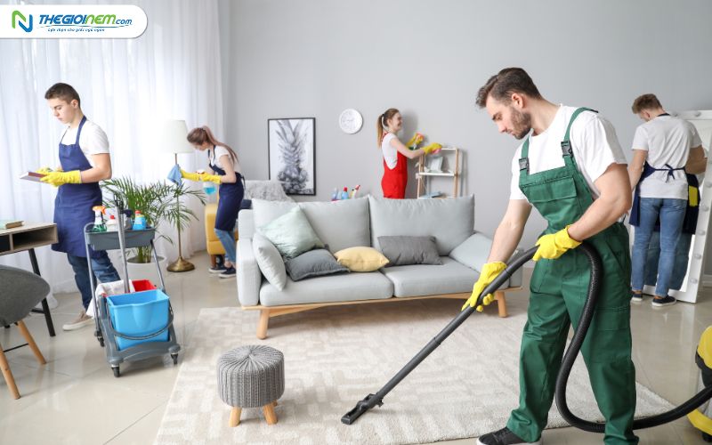 Dịch vụ giặt nệm, thảm, sofa tại Hóc Môn