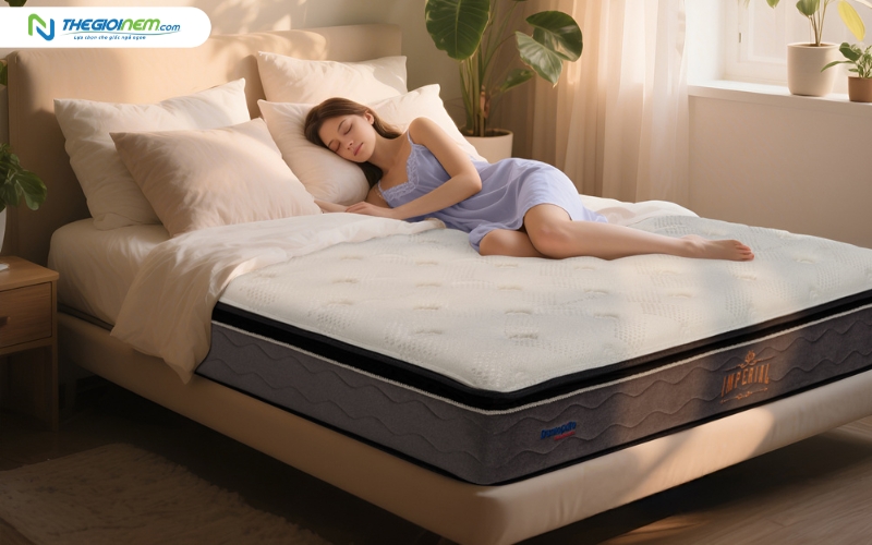 Nệm lò xo túi độc lập Dunlopillo Imperial