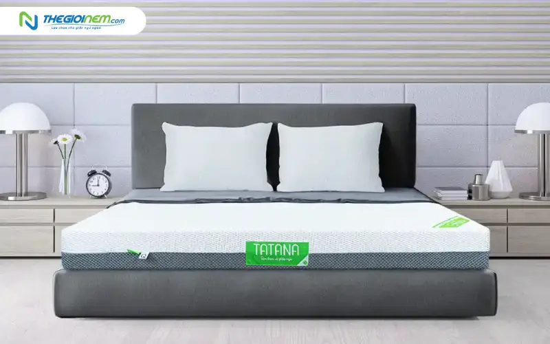 Nệm cao su nhân tạo mát lạnh TATANA giá tốt