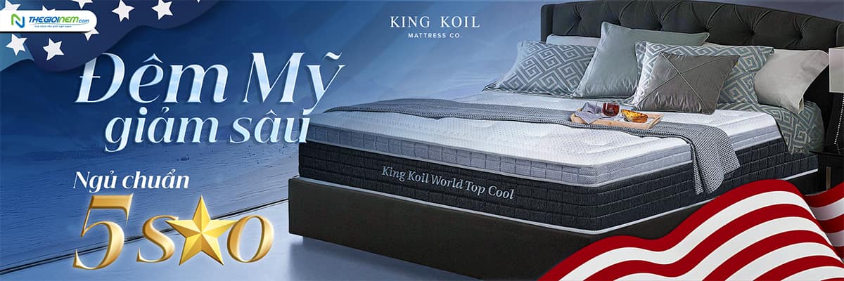 Đệm Mỹ Giảm Sâu - Ngủ Chuẩn 5 Sao