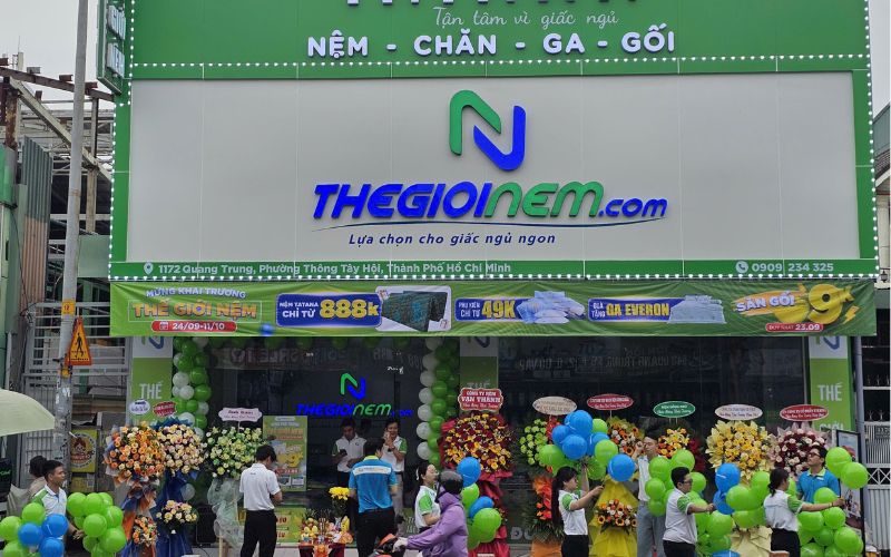 Cửa hàng bán nệm chính hãng tại Gò Vấp