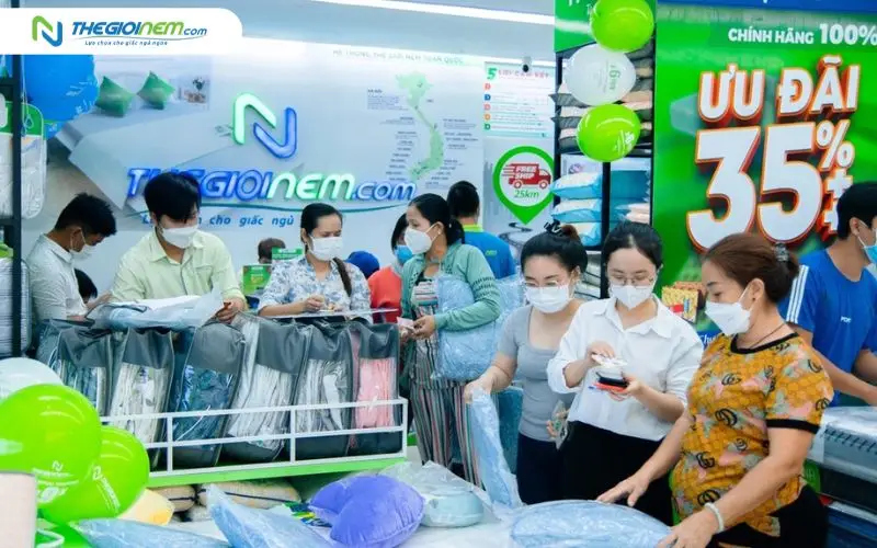 Giường sắt giá rẻ tại Thế Giới Nệm Gò Vấp