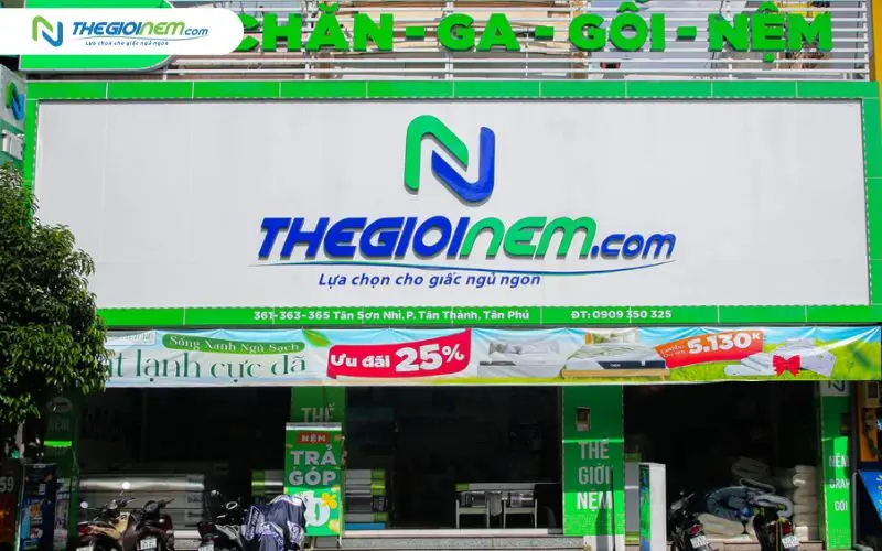 Cửa hàng Thế Giới Nệm ở Tân Sơn Nhì