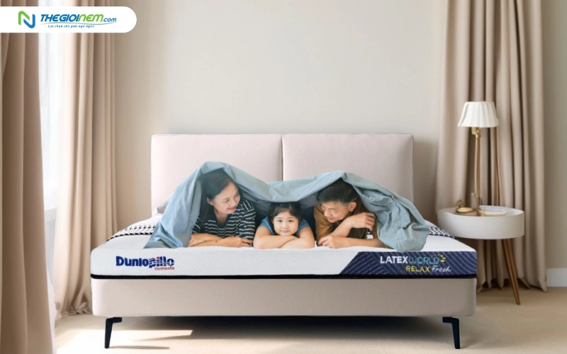 Kích thước nệm 1m6 phù hợp cho gia đình nhỏ