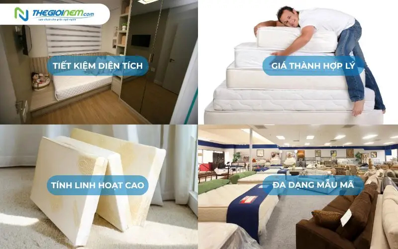 Lý do chọn nệm cao su 1m2