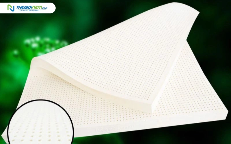Nệm cao su Deluxe 2 mặt lỗ Đồng Phú