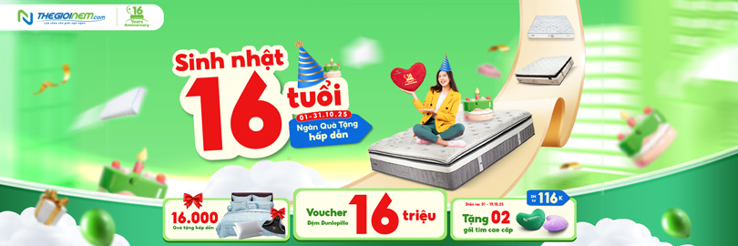 SINH NHẬT 16 TUỔI - 16.000 QUÀ TẶNG TRI ÂN