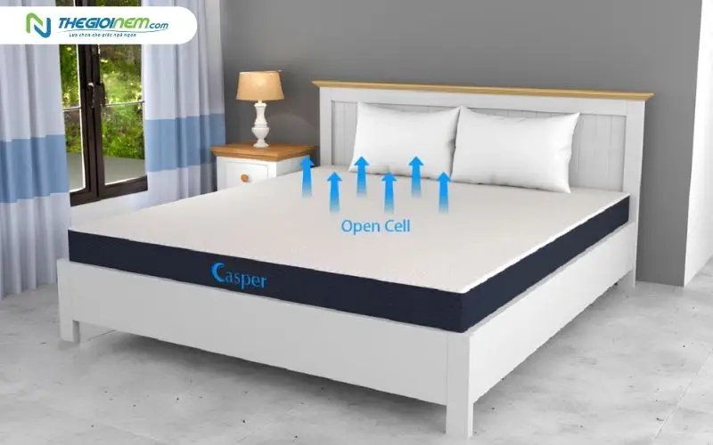 Nệm cao su nhân tạo Casper Ưu Việt