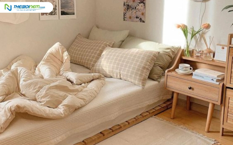 Kích thước nệm 1m phù hợp cho phòng ngủ nhỏ
