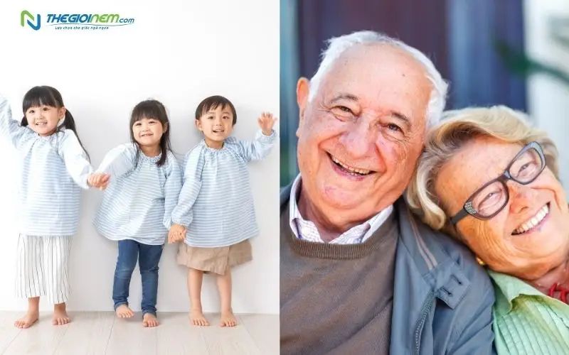 Lựa chọn nệm phù hợp với độ tuổi