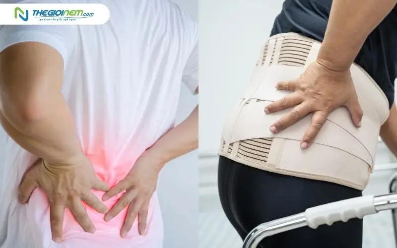 Nệm cao su dành cho người đau lưng