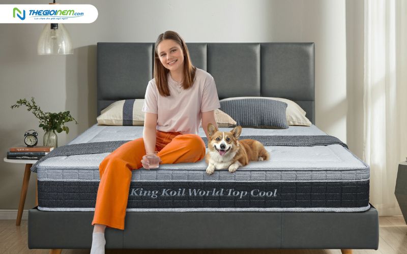 Với nhiều lớp bổ sung, nệm hybrid mang đến cảm giác êm ái vượt trội
