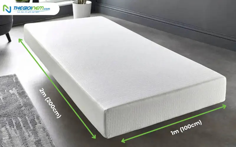 Nệm cao su 1m2