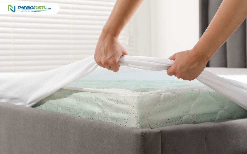 Dùng ga giường, vỏ bọc nệm chất lượng