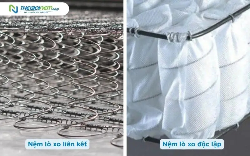 Lò xo liên kết và lò xo độc lập