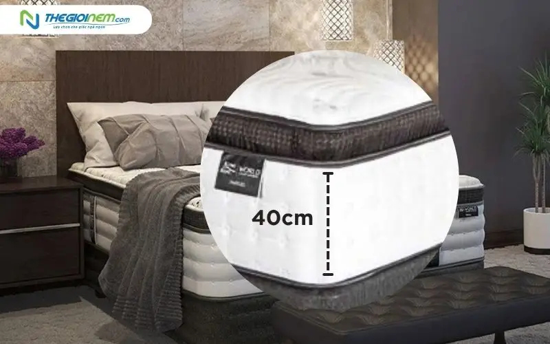 Nệm lò xo dày 40cm là gì