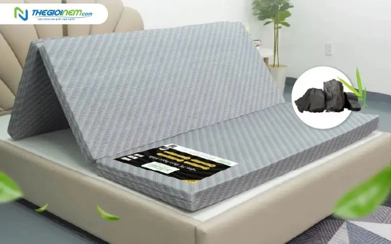 Nệm bông ép than hoạt tính, kháng khuẩn