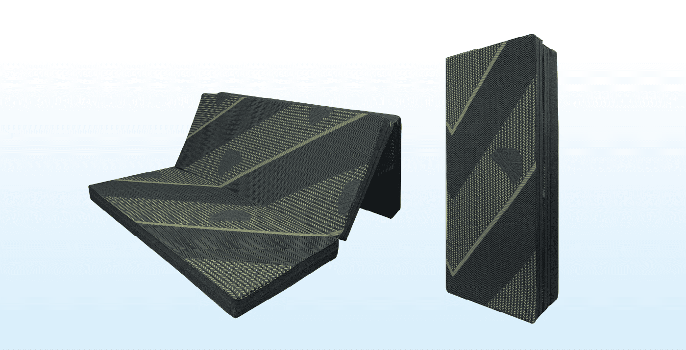 nệm kim cương gấp 3 thông hơi 1