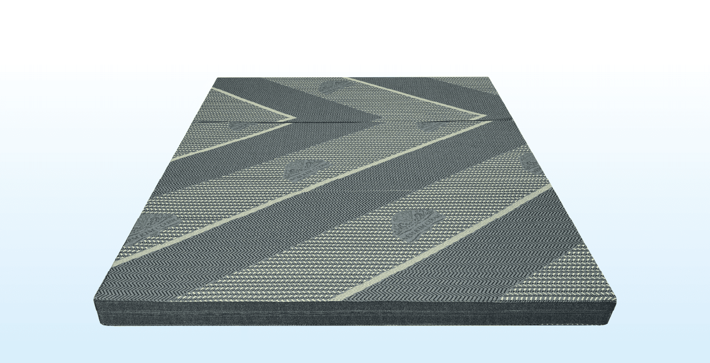 nệm kim cương gấp 3 thông hơi 2