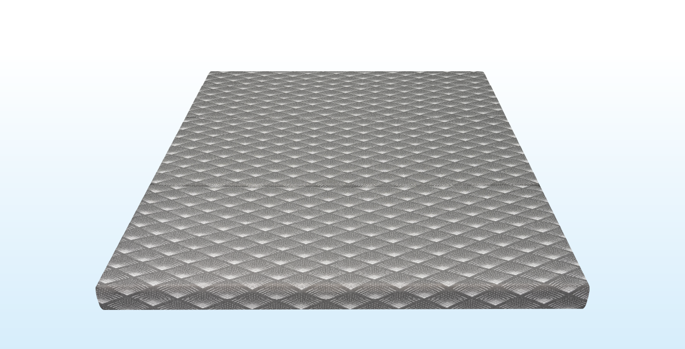 Nệm gấp 3 cao su bông Kim Cương Titanium 2