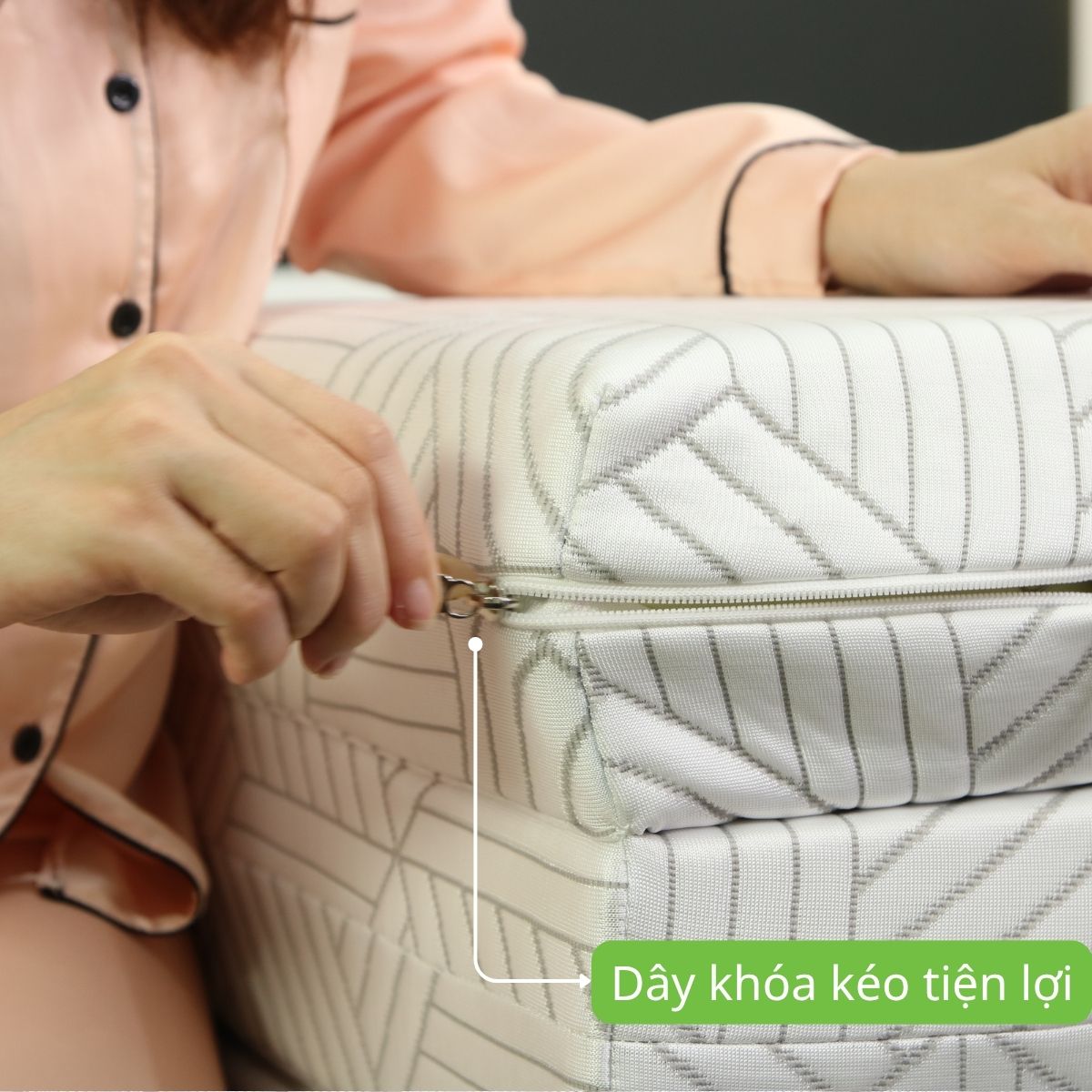 Nệm cao su bông Tatana gấp 3