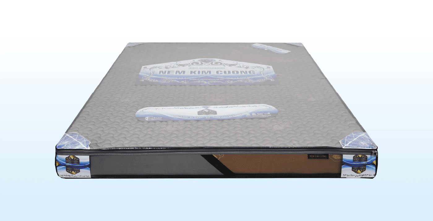 Nệm ép tổng hợp Kim Cương vải satin 1