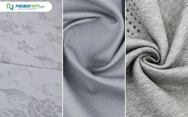 Các lớp vỏ bọc nệm của nệm bông ép nguyên tấm