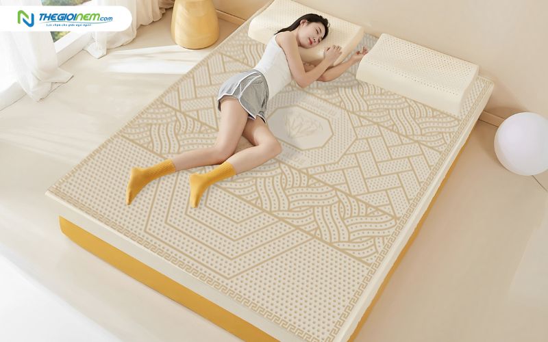 Nệm cao su thiên nhiên Kim Cương 5Zone AloeLux