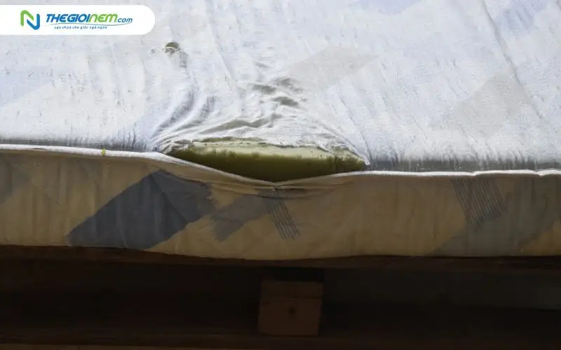 Tuổi thọ thấp hơn nệm cao su thiên nhiên
