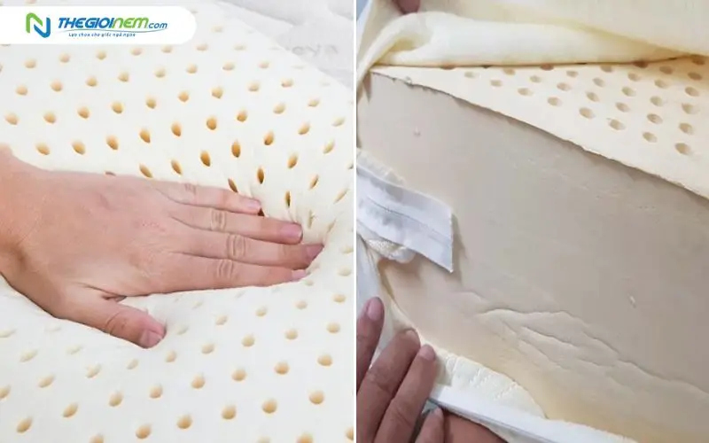 Phân biệt nệm cao su giá rẻ chất lượng và hàng kém chất lượng