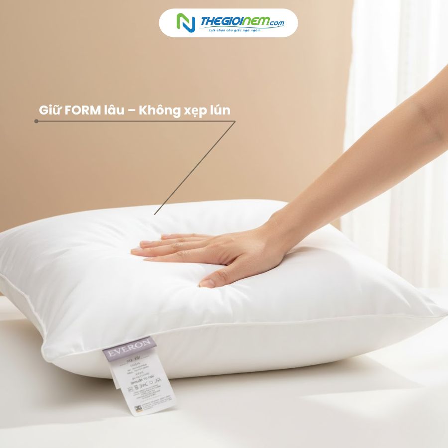 gối nằm gòn everon 2