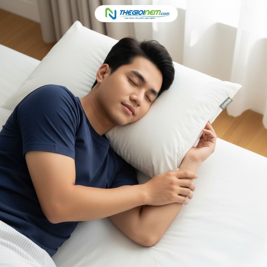 gối nằm gòn everon 5