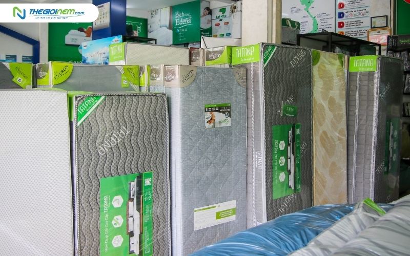 Cửa hàng bán nệm bông ép Everon Thế Giới Nệm