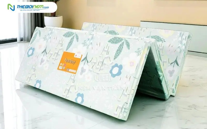 Nệm bông ép Vạn Thành vải Cotton