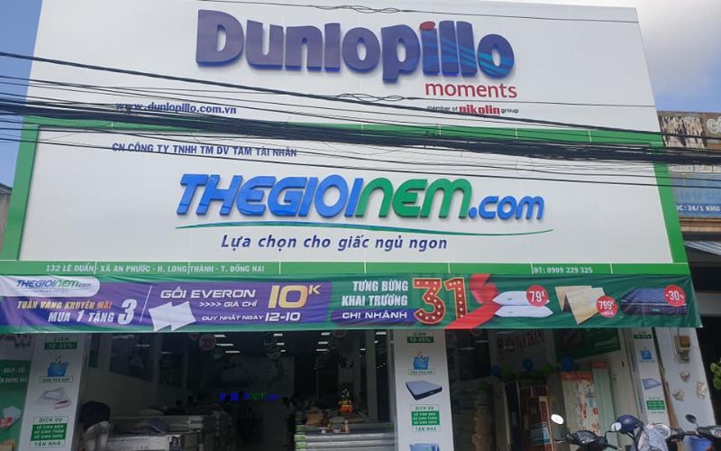 Đại lý bán nệm giá rẻ tại Long Thành