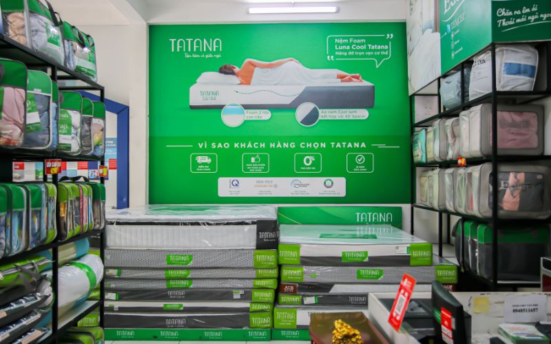 Thế Giới Nệm - Địa chỉ bán nệm bông ép TATANA giá tốt