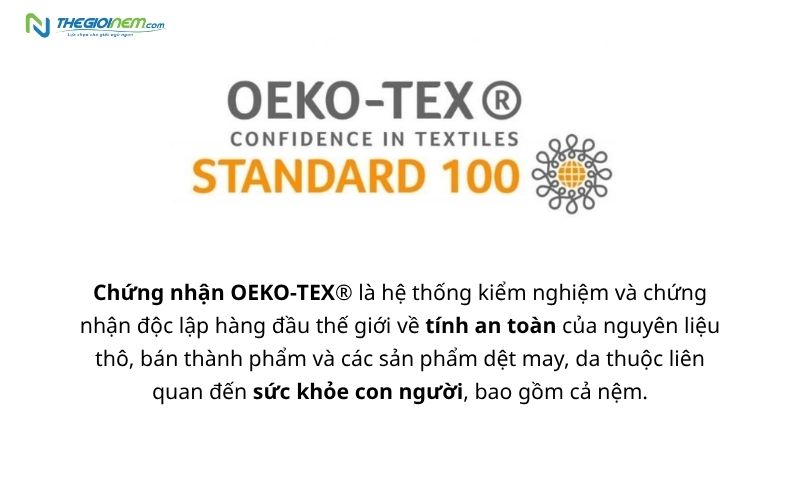 Chứng nhận OEKO-TEX® dùng để kiểm nghiệm độ an toàn của nguyên liệu