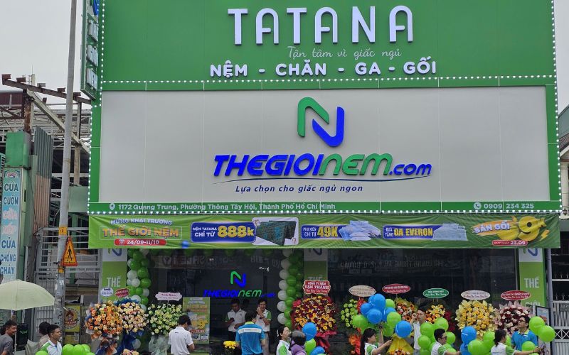 Cửa hàng Thế Giới Nệm tại Gò Vấp