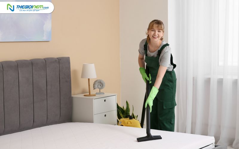 Cách giặt đệm bông ép bị dính nước tiểu, bị mốc