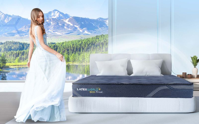 Nệm cao su Dunlopillo Latex World Eco Fresh